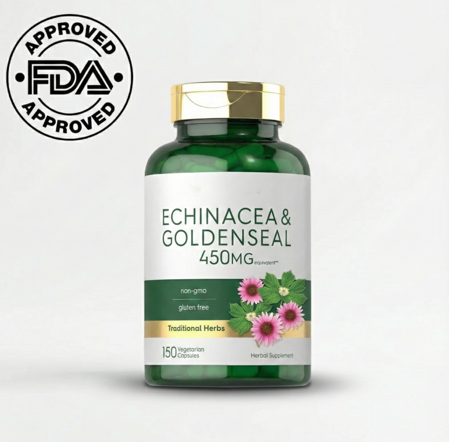 Echinacea & Goldenseal (150 capsules)