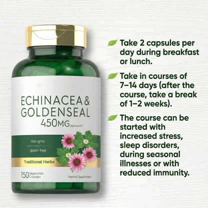 Echinacea & Goldenseal (150 capsules)