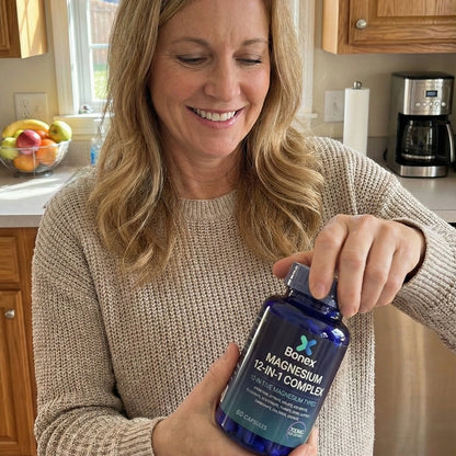 Bonex 12-in-1 Magnesium Complex | 700 mg | 60 Capsules